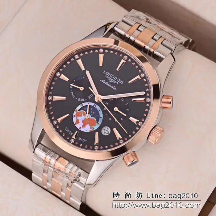LONGINES浪琴 多功能新款 精品男士腕表 WSS0022